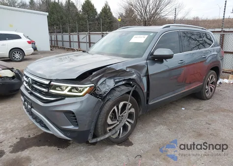 2021 Volkswagen Atlas 3.6L V6 Sel Premium from USA, damaged, VIN 1V2TR2CA3MC587851